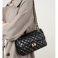 Women's Leather Quilted Chain Shoulder Bag