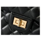 Women's Leather Quilted Chain Shoulder Bag