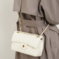 Women's Leather Quilted Chain Shoulder Bag