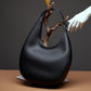 Leather Shoulder Hobo Bag Trend Half Moon Bag