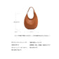 Leather Shoulder Hobo Bag Trend Half Moon Bag