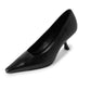 Women's Genuine Leather Stiletto Heel Pumps Retro Stiletto Heel Shoes