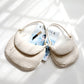 Cowhide Braided Moon Shape Handbag French Underarm Bag