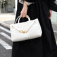 Women's Stylish Bag Genuine Leather Braided Handbag Shoulder Bag