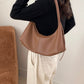 ladies zip shoulder bag