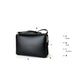 Women Leather Zipper Shoulder Square Bag