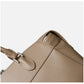 <tc>Womens Nude Leather Satchel Handbag Office Zipper Tote Bag</tc>