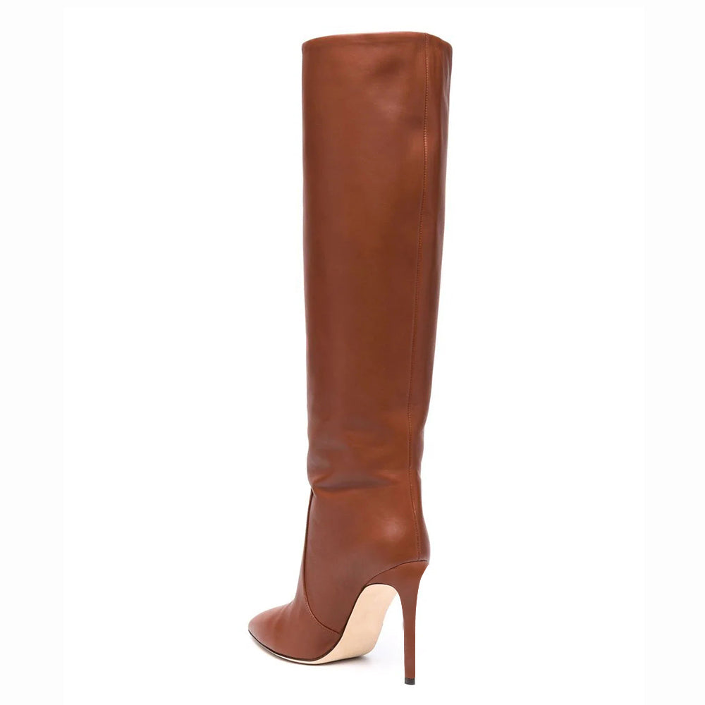 Women's Stiletto Heel Chic Knee High Boots