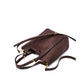 Women's suede style leather shoulder tote bag bag