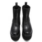 <tc>Black Vegan Leather Y2K Punk Style Chelsea Platform Boots Block Heel Platform Ankle Boots</tc>