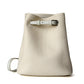 <tc>Womens White Leather Belt Bucket Handbags Shoulder Bag</tc>