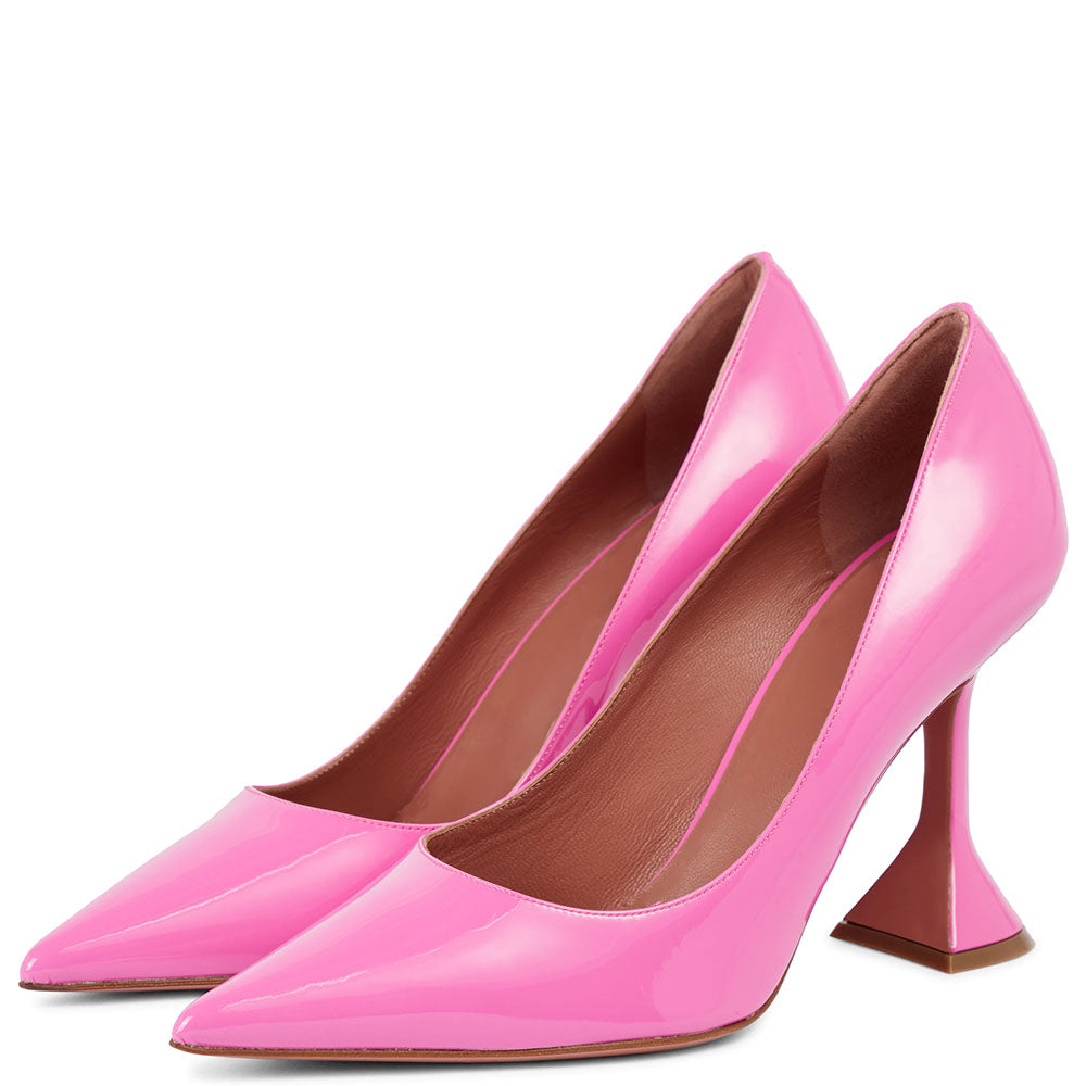 Women's Pointed Toe High Heels Unique Heel Court Pumps