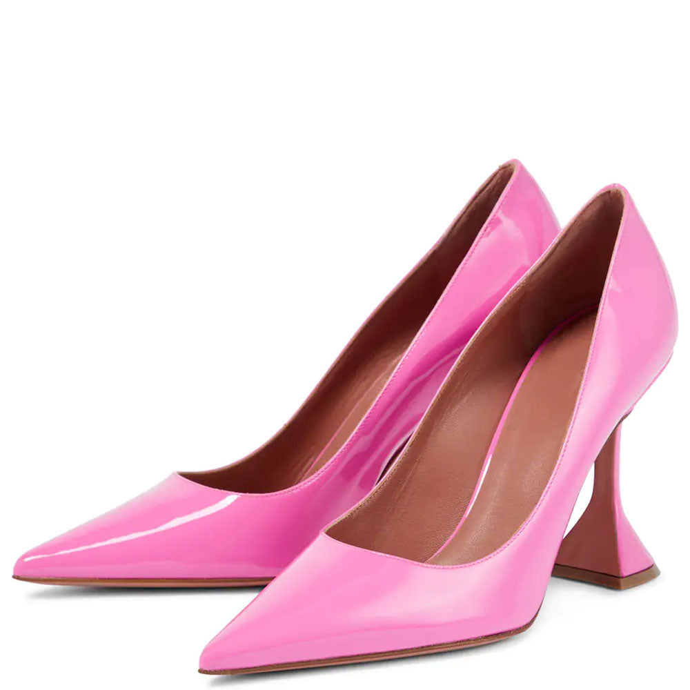 Women's Pointed Toe High Heels Unique Heel Court Pumps