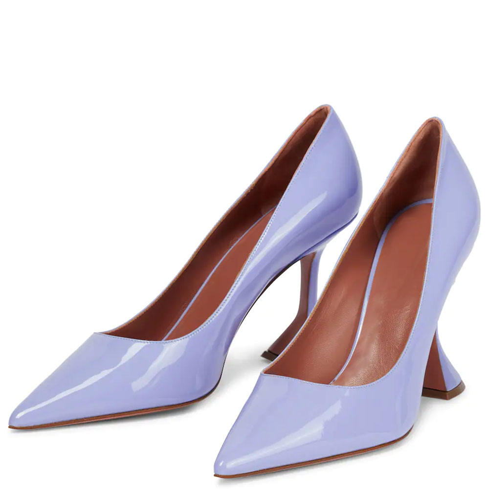 Women's Pointed Toe High Heels Unique Heel Court Pumps