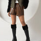 <tc>Women's Vegan Leather Square Toe Platform Furry Knee High Boots</tc>