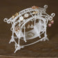 <tc>White Handicrafts Mini Furniture Iron Swing Jewelry Storage Rack Creative Home Decor</tc>