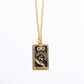 Black Magician Tarot Vintage Necklace