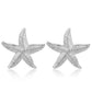 Metallic Big Starfish Ear Stud Fashion Jewelry