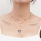 Multi Layer Demon Eye Clavicle Chain Necklace Lucky Jewelry