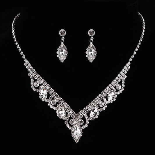 necklace earrings set bridal jewelry