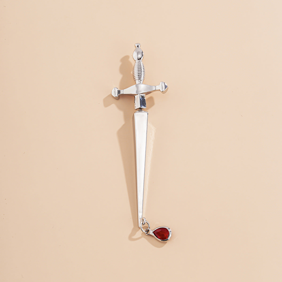 sword shape earring studs