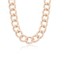 Women's Champagne Vintage Y2K Punk Chunky Chain Necklace