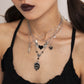 Trendy Y2K punk multi-layer heart and sword shaped pendant necklace